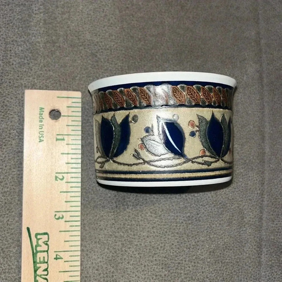 Mikasa Intaglio CAC 01 Arabella 4 Pc Mug Set Art Deco Decor 80s Dinnerware - Picture 4 of 6